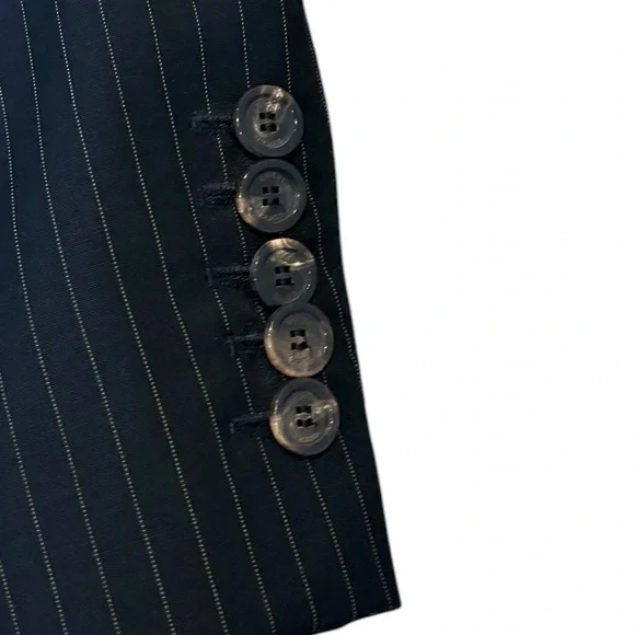 Vintage Gucci Woman’s Lana Wool Pin-Stripe Blazer
